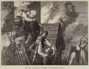 Scène de Le Vicaire de Wakefield, au Standard Theatre - David Henry Friston