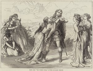 Scène de The Wicked World, au Haymarket Theatre - David Henry Friston