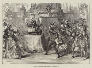 Scène de la pantomime de Drury Lane - David Henry Friston