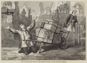 Scène de la nouvelle opéra Le Portier du Havre, au Théâtre de la Princesse - David Henry Friston