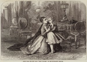 Scène de la Nouvelle Pièce, Mary Warner, au Théâtre Haymarket