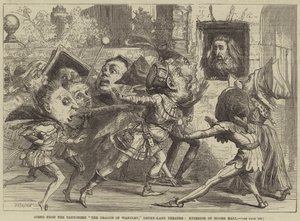 Scène de la pantomime Le Dragon de Wantley, Théâtre de Drury-Lane, Extérieur de Moore Hall - David Henry Friston
