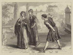 Scène de la pièce de Westminster