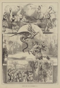 Scènes des pantomimes - David Henry Friston