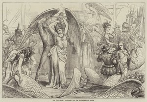 Les Pantomimes, préparation pour la scène de transformation - David Henry Friston