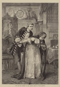 Feu M. Sothern dans la scène de la bibliothèque dans David Garrick - David Henry Friston