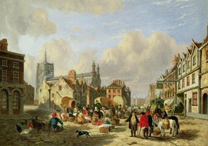 Le Haymarket, Norwich, 1825
