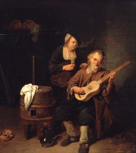 Le joueur de guitare - David III Ryckaert