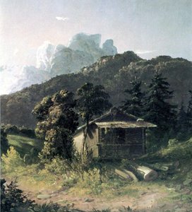 Une maison dans les Adirondacks, 1851 - David Johnson