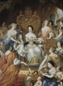 Allégorie de la régence de Ulrique Éléonore de Danemark et de Norvège, reine consort de Suède Finlande - David Klöcker Ehrenstrahl