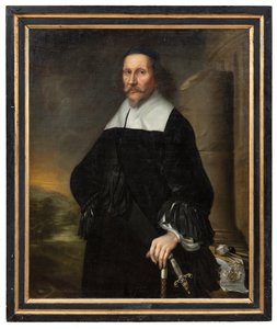 Georg Stiernhielm (1598-1672), antiquaire national, archiviste national et poète, 1663 - David Klöcker Ehrenstrahl