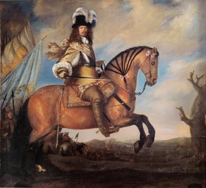 Portrait du maréchal Carl Gustaf Wrangel 1613-1676 - David Klöcker Ehrenstrahl