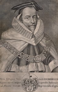 Sir Edward Coke, avocat, écrivain et homme politique anglais, vers 1666, 1894 - David Loggan