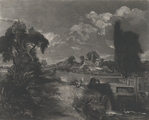 Écluse sur la Stour, 1830 - David Lucas