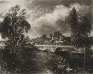 Une écluse sur la Stour, Suffolk - David Lucas