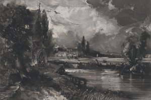 Un moulin, 1829 - David Lucas