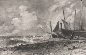 Une plage, 1830 - David Lucas