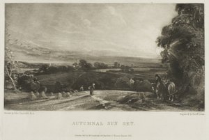 Coucher de soleil automnal