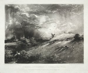 Divers sujets de paysage, caractéristiques du paysage anglais...Après-midi d