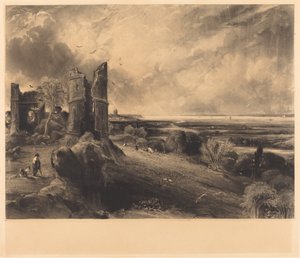 Hadleigh Castle (Grande Plaque) - David Lucas after John Constable