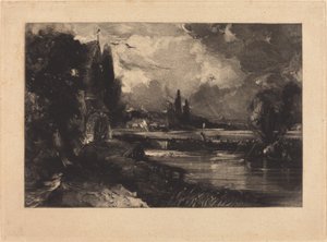 Moulin près de Colchester - David Lucas after John Constable