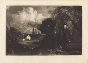 Stoke-by-Neyland - David Lucas after John Constable