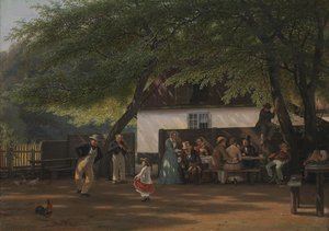 Une fête du café chez un garde-chasse