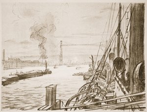 Un navire-hôpital à une base, illustration de 