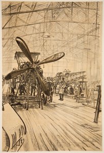 Un avion sur les stocks, illustration de 