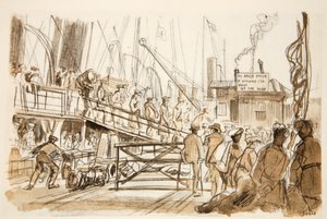 Débarquement, illustration de 