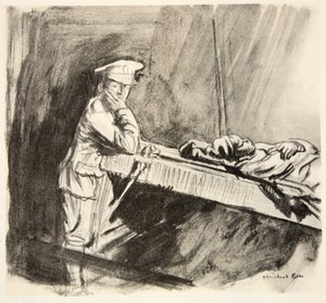 Embarquement des blessés, illustration de 