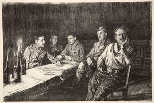 Mess des officiers des Gordon Highlanders, illustration de 
