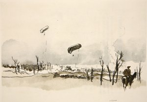 Sur la Somme : Ballons saucisses, illustration de 