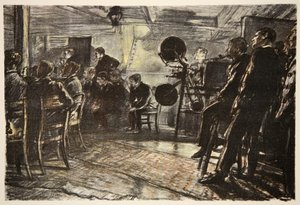 Le cinéma sur un cuirassé, illustration de 