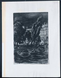 Nuit venteuse, Stockholm - David Muirhead Bone