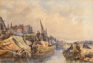 Scène de canal - David Murray