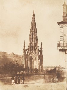 Édimbourg. Le Monument Scott - Hill and Adamson
