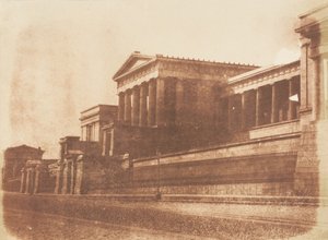 Ancienne école royale, Calton Hill, Édimbourg, 1843-47. Créateurs : David Octavius Hill, Robert Adamson, Hill & Adamson - Hill and Adamson