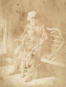 Rév. Dr. Thomas Chalmers et Thomas Chalmers Hanna, 1843-47. Créateurs : David Octavius Hill, Robert Adamson, Hill & Adamson - Hill and Adamson