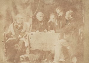Sir David Brewster, Earle Monteith, Dr. Welsh et deux autres - Hill and Adamson