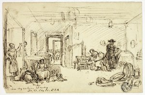 Dans la laiterie Ayrshire - David Octavius Hill