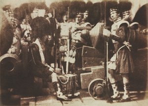 Gardes écossais au château d