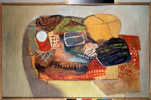 Nature morte. Peinture de David Petrovich Sterenberg (1881-1948), huile sur toile - David Petrovich Sterenberg