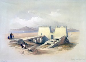 Temple de Wady Saboua, Nubie - David Roberts, Louis Haghe