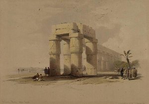 À Louxor, Thèbes, Haute-Égypte, de 