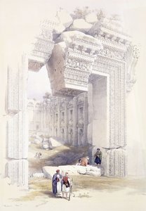 Baalbec, 7 mai 1839, vers 1842-1849 - David Roberts