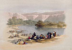 Rives du Jourdain, 2 avril 1839, planche 48 du Volume II de 