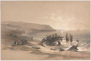 Caiaphas regardant vers le Mont Carmel - David Roberts