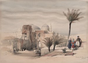 Église du Saint-Sépulcre, Jérusalem, 1839 - David Roberts