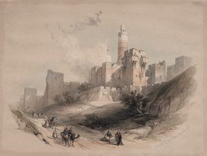 Citadelle de Jérusalem, hors des murs, tour de David